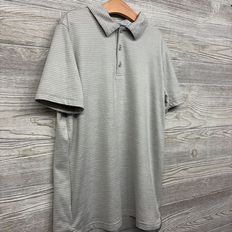 Active Polo Shirt Stripes 12-14