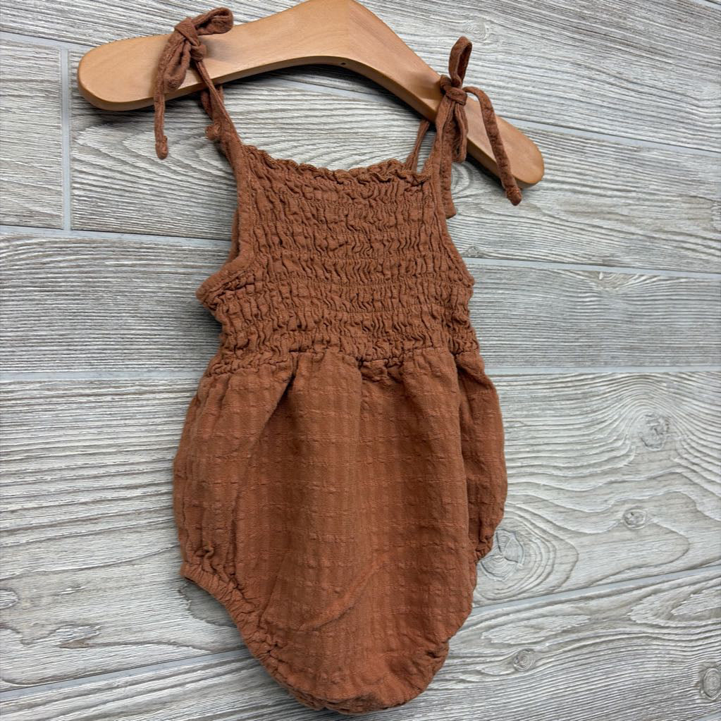 Textured Tank Smocked Romper 18-24M