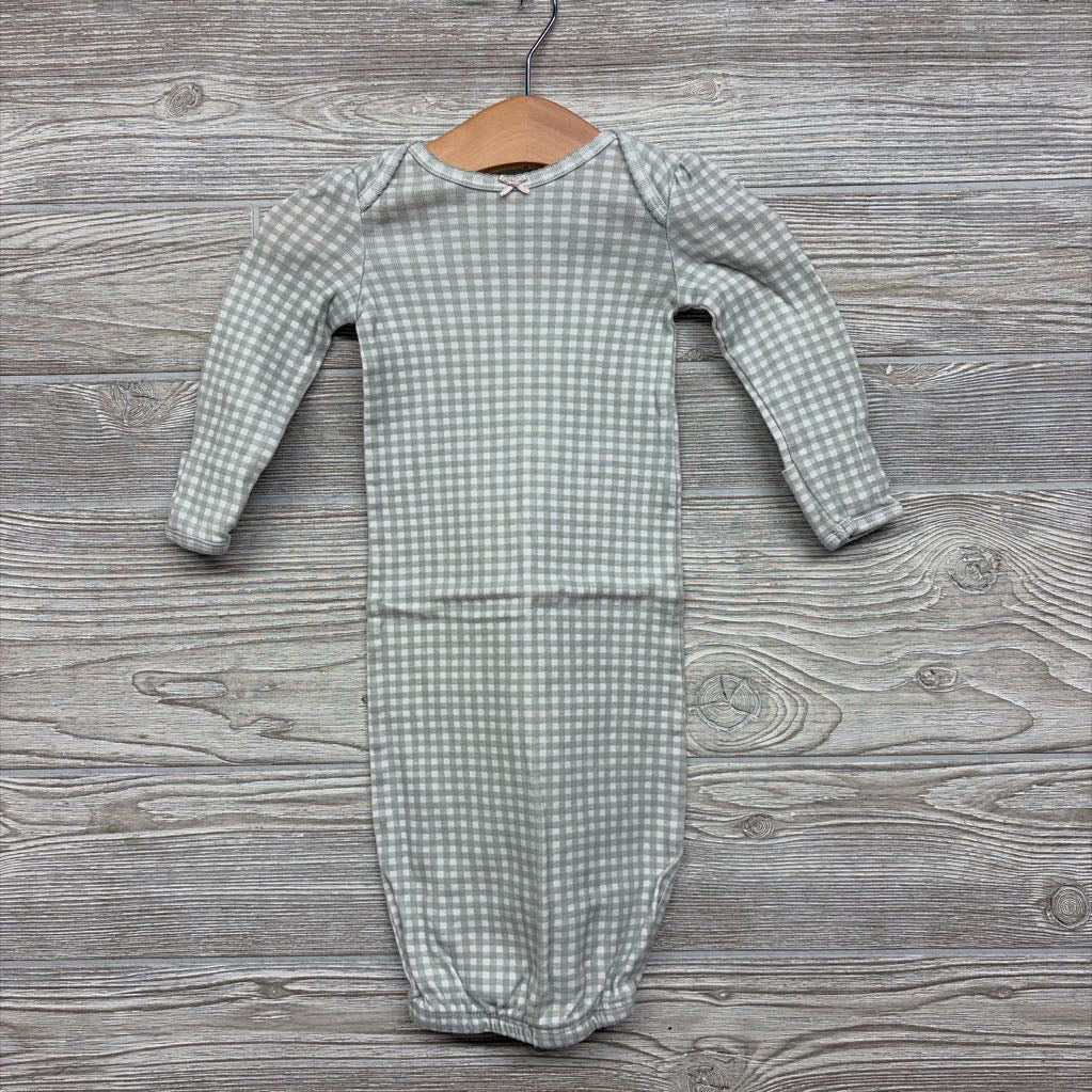 LS PJ Gown Gingham 3M