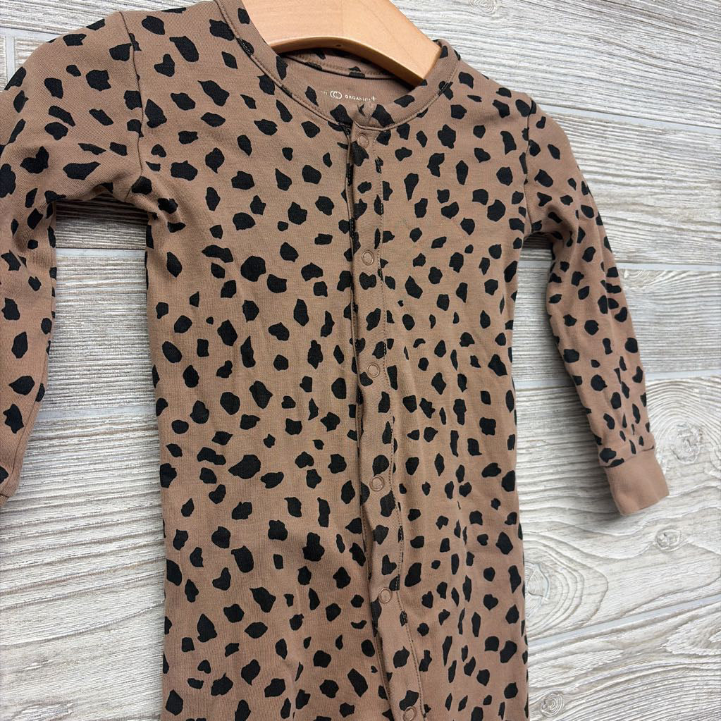 LS Snap Outfit Animal Print 12-18M