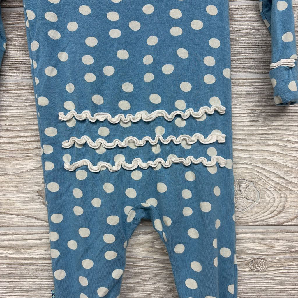 Bamboo Sleeper Dots Ruffle 9-12M
