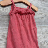 Tank Ruffle Romper Stripes 9-12M