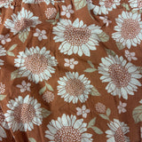Tank Smocked Romper Flowers 6M