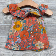 Flutter Sleeve Shirt Flowers 6M
