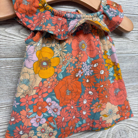 Flutter Sleeve Shirt Flowers 6M