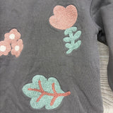 Crewneck Flowers Acorns 2T