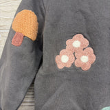 Crewneck Flowers Acorns 2T