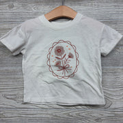 Shirt Flowers Bow 3T