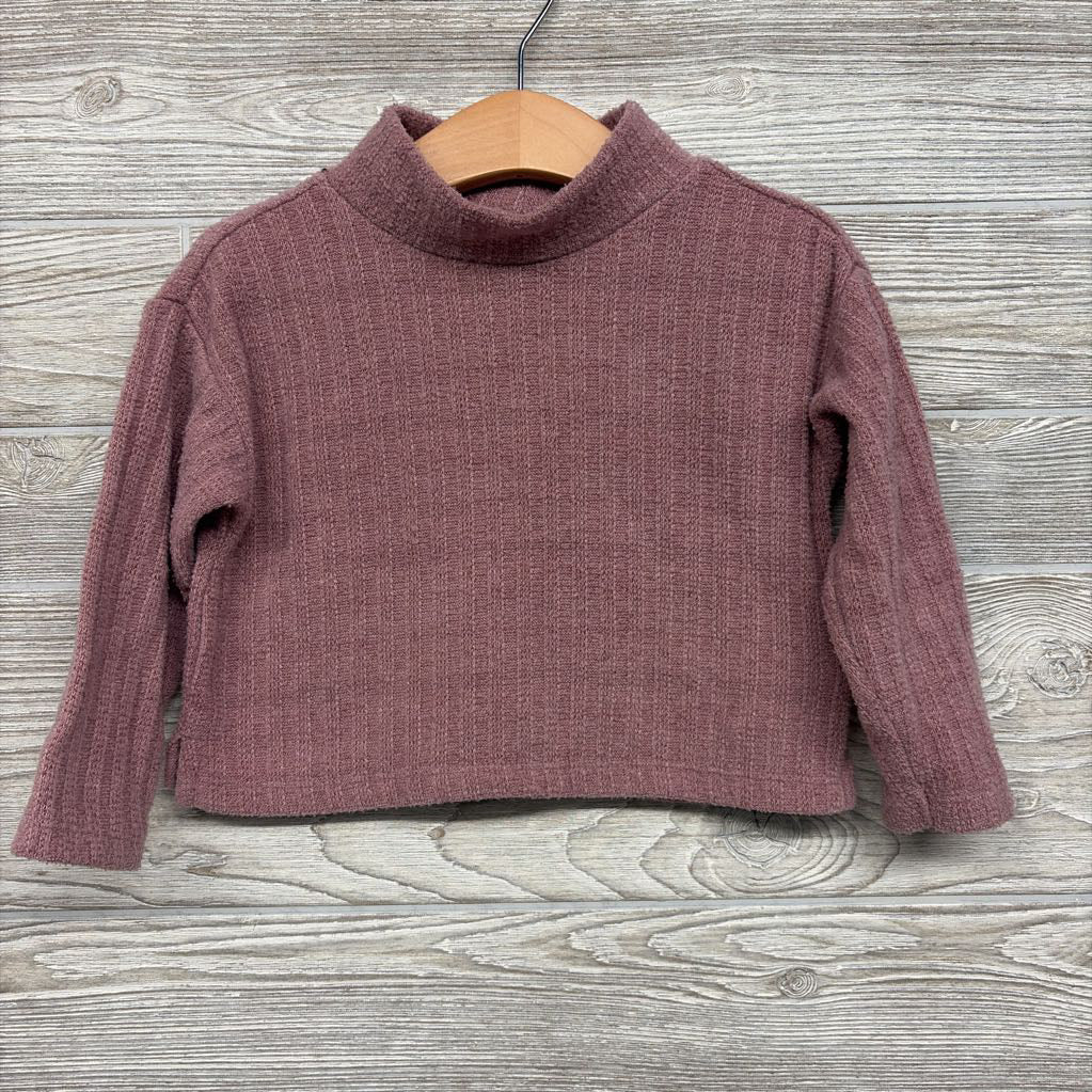 Cropped Mock Neck Sweater 2T
