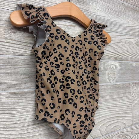 Flutter Strap Swimsuit Animal Print 9-12M