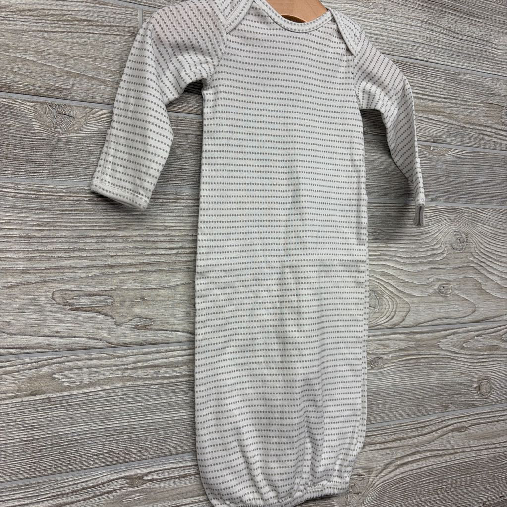 LS PJ Gown Stars 0-3M