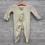 Waffle Knit Sleeper Ruffles 0-3M