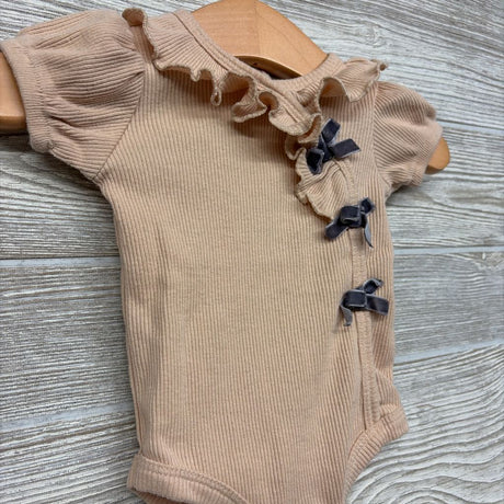 Ribbed Bodysuit Bows 0-3M