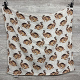 Muslin Burp Cloth Bunnies