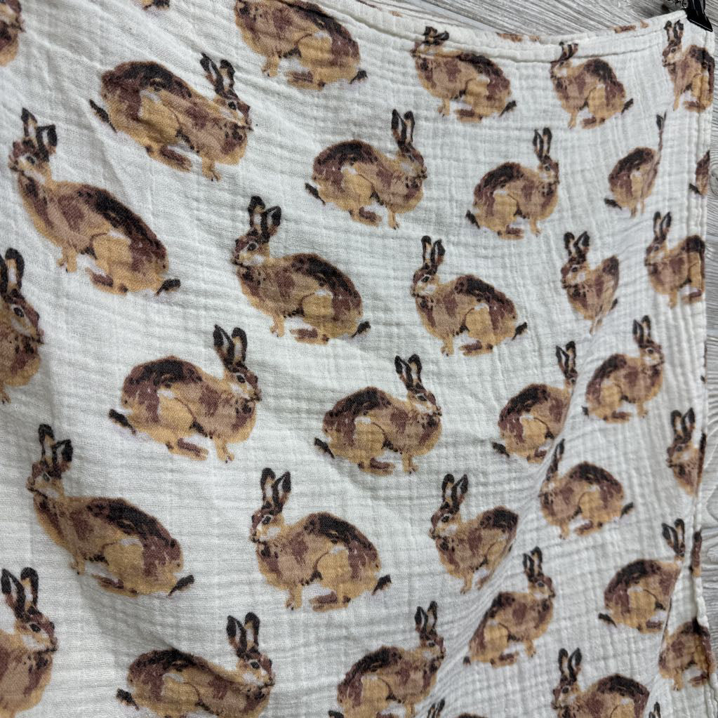 Muslin Burp Cloth Bunnies