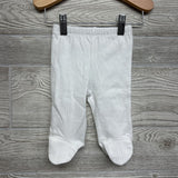 Nw/oT LS Pointelle Side Snap Shirt & Footed Pants 0-3M