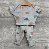 Bodysuit & Pants Elephants Turtles Little One 3M