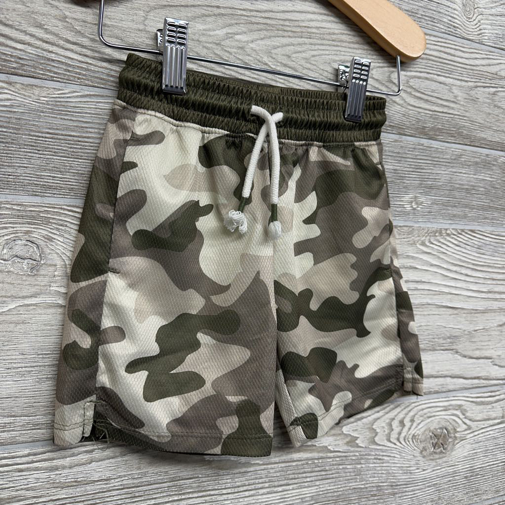 Active Mesh Drawstring Shorts Camo 12M
