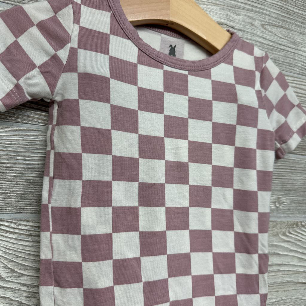 2 Pc Bamboo PJs Checker 18-24M