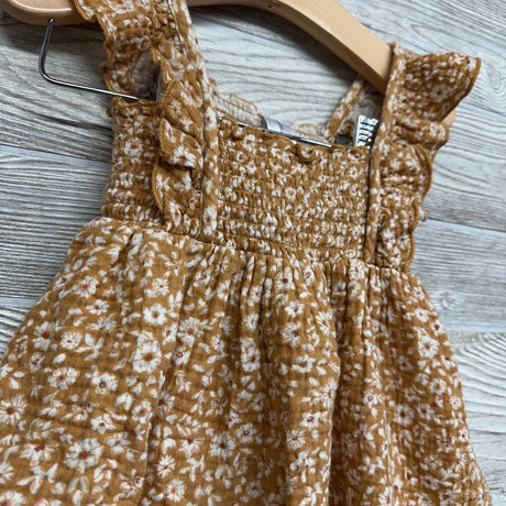 Flutter Sleeve Smocked Dress Flowers 6-9M