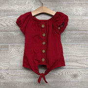 Puff Sleeve Shirt Buttons & Ruffle Shorts Animal Print 2T