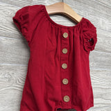 Puff Sleeve Shirt Buttons & Ruffle Shorts Animal Print 2T