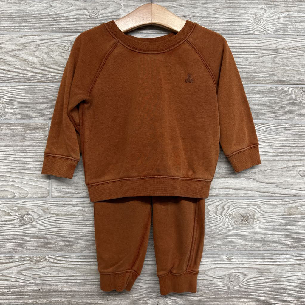 Weathered Crewneck & French Terry Joggers Bear 18-24M
