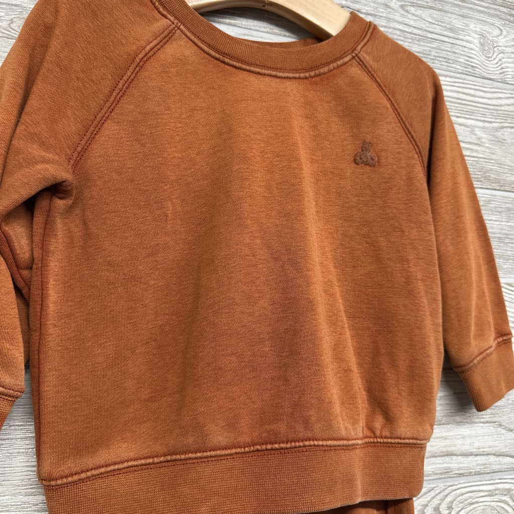 Weathered Crewneck & French Terry Joggers Bear 18-24M