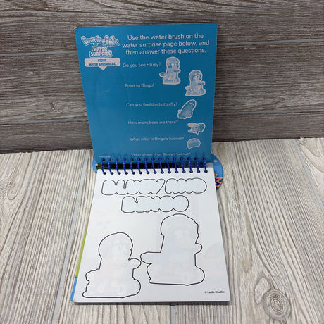 NEW Bluey Imagine Ink Water Surprise Book