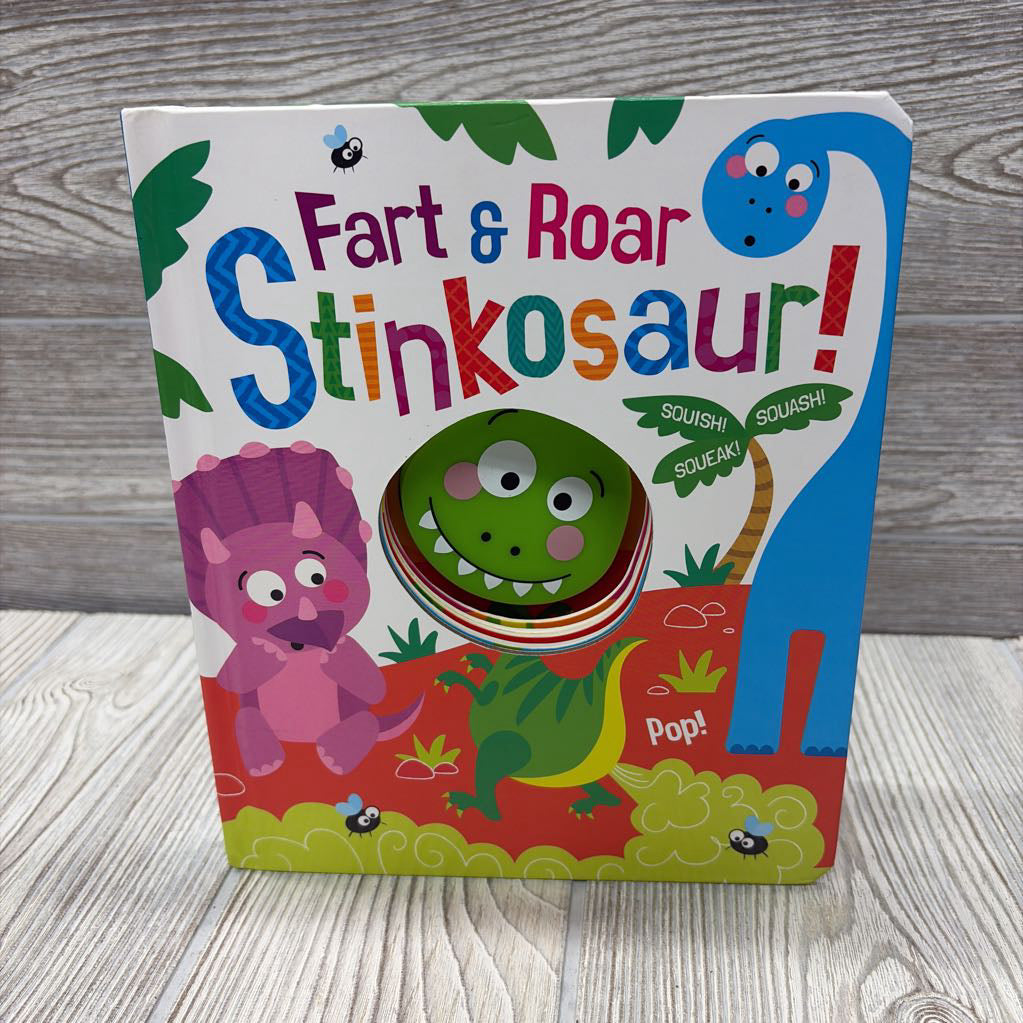 Fart & Roar Stinkosaur! Hardcover Book