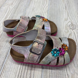 Footbed Sandals Flowers