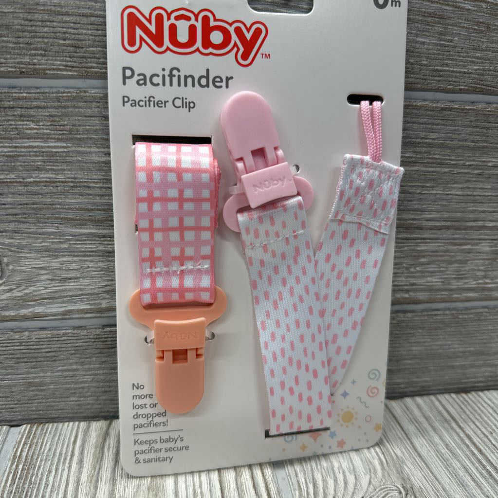 NEW 2 Pk Pacifier Clips
