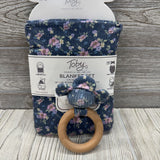NEW Blanket, Headband & Teether Set Flowers