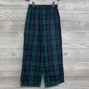 2 Pc LS Plaid Button Up PJs 6T