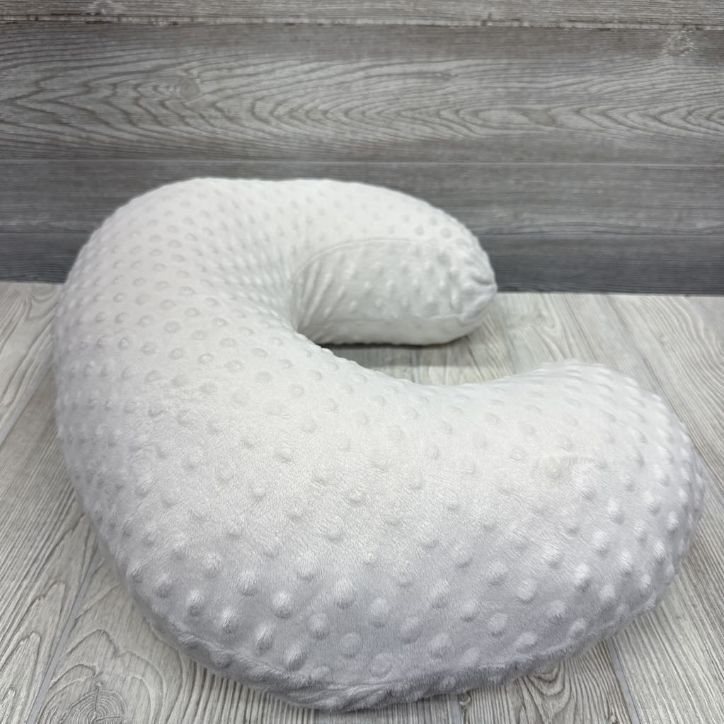 Nursing Pilllow W/ Minky Dot Cover