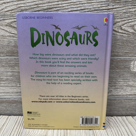 Usborne Dinosaurs Hardcover Book