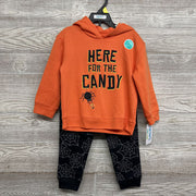 NEW Sweatshirt Here For The Candy & Sweatpants 3t