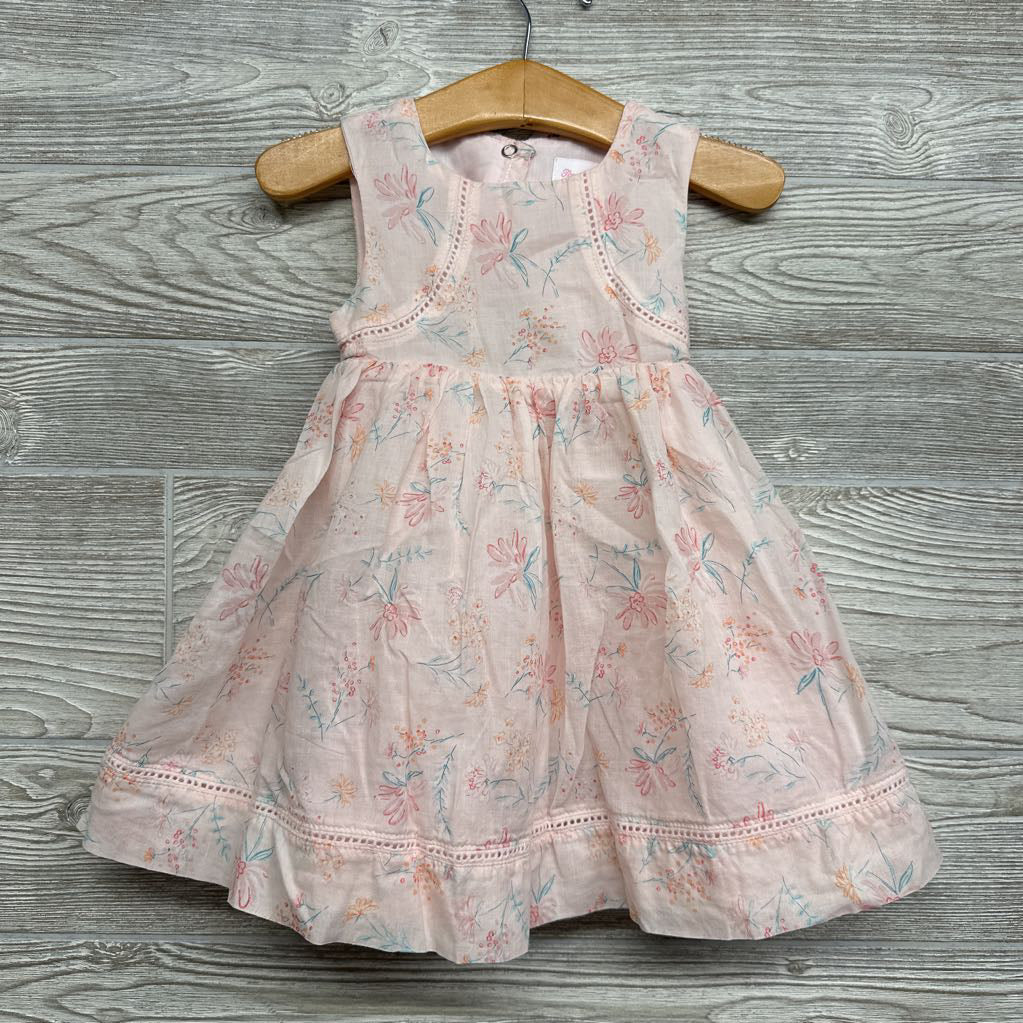 Sleeveless Dress Flowers 24M