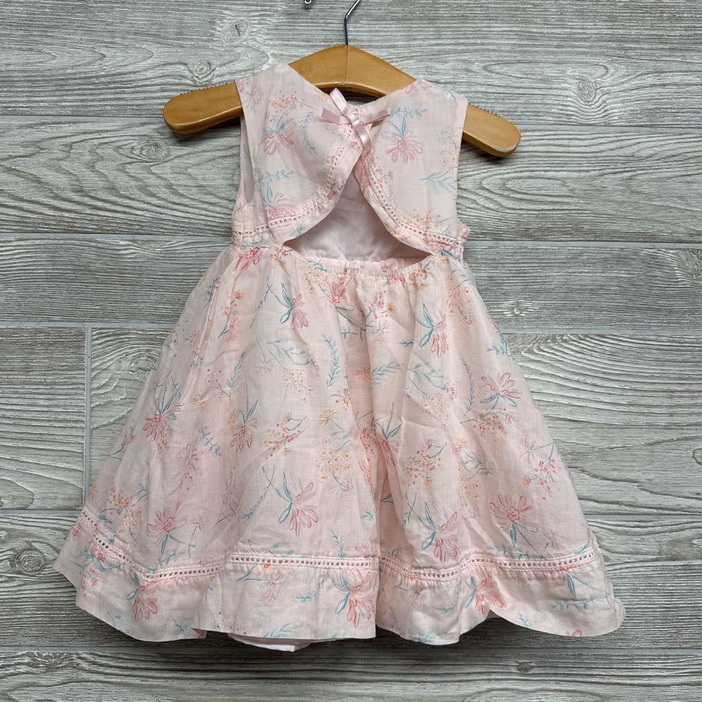 Sleeveless Dress Flowers 24M