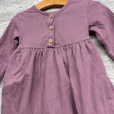 Ribbed LS Dress Buttons 18M