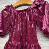 Velour Peplum Shirt 2t