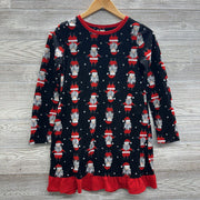 Fleece Pj Gown Santa 10-12