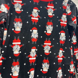 Fleece Pj Gown Santa 10-12