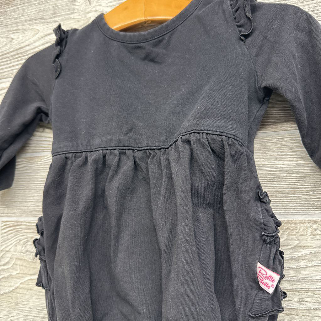LS Bodysuit Ruffles 6-12M