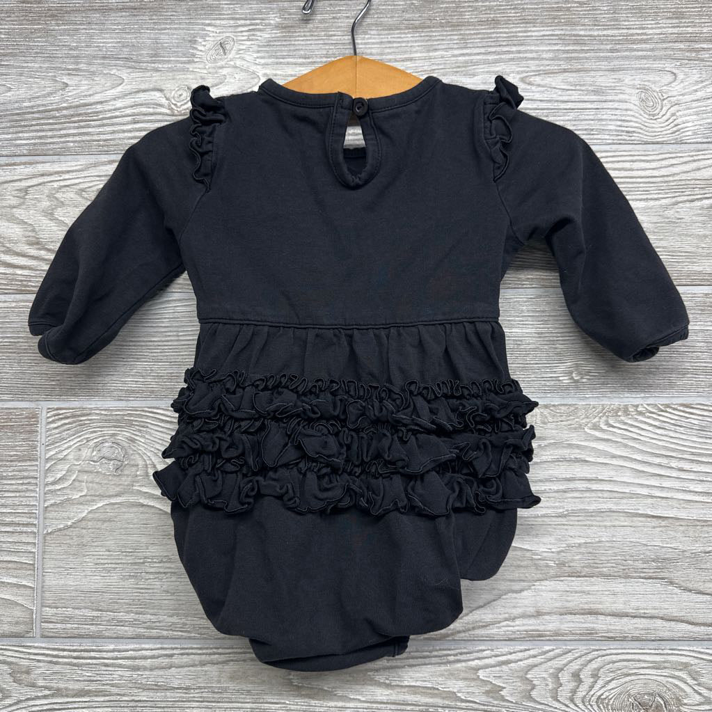 LS Bodysuit Ruffles 6-12M