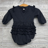 LS Bodysuit Ruffles 6-12M