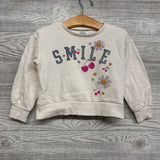 Crewneck Smile Cherries 3t