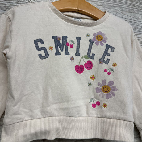 Crewneck Smile Cherries 3t
