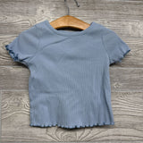 Ribbed Lettuce Trim Shirt 3t
