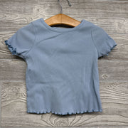 Ribbed Lettuce Trim Shirt 3t